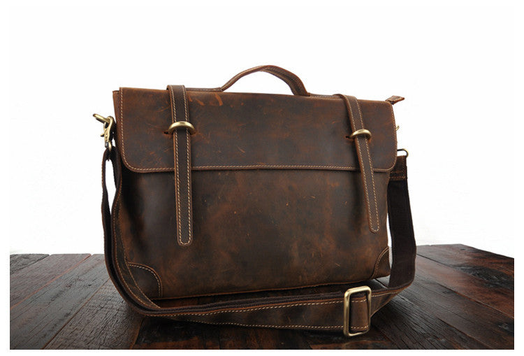 Genuine Leather Satchel | High On Leather
