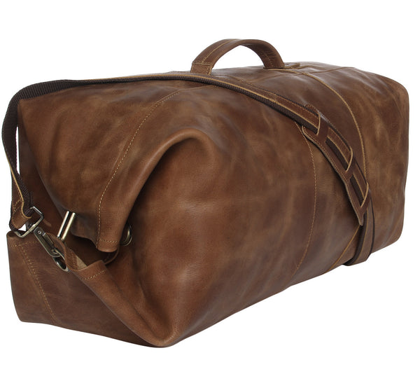 Leather Army Duffel Bag | High On Leather