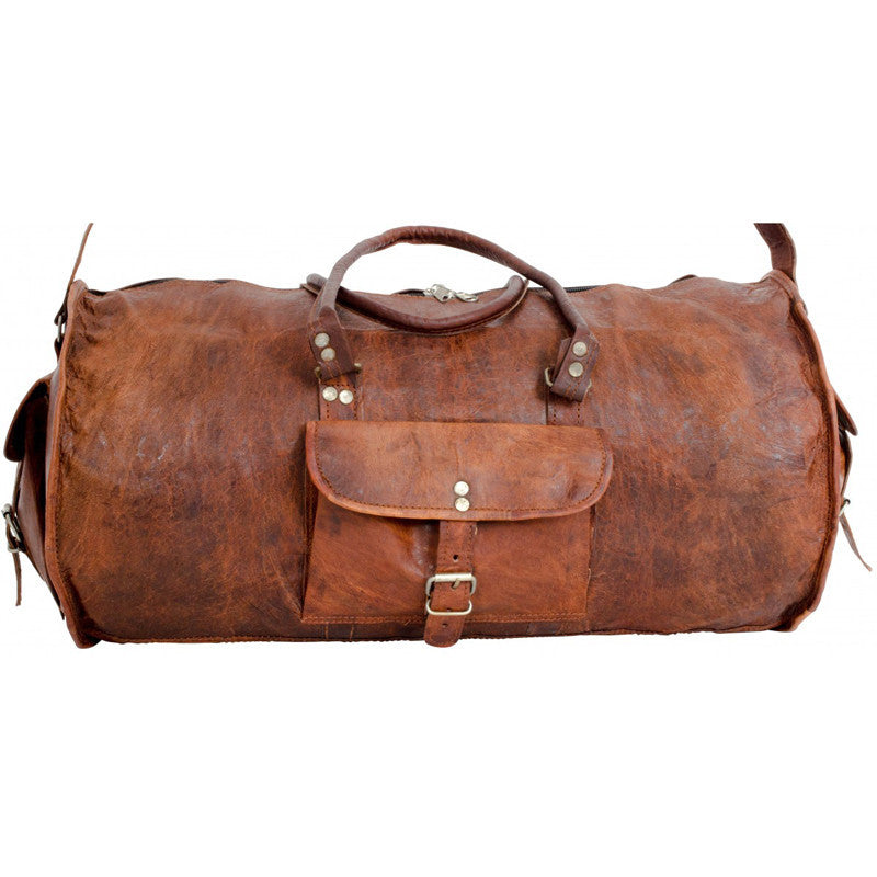 old fashioned duffle bag