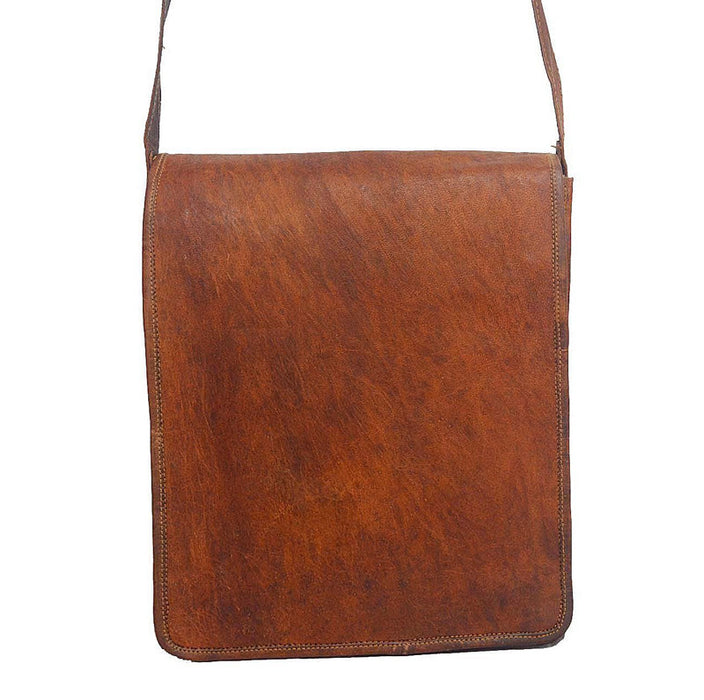 Vertical Leather Messenger Bags — High On Leather