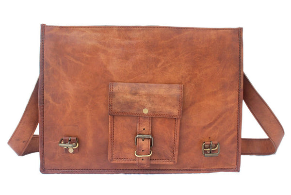 Brown Leather Briefcase 15