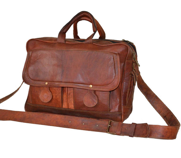 Leather Laptop Business Bag | High On Leather