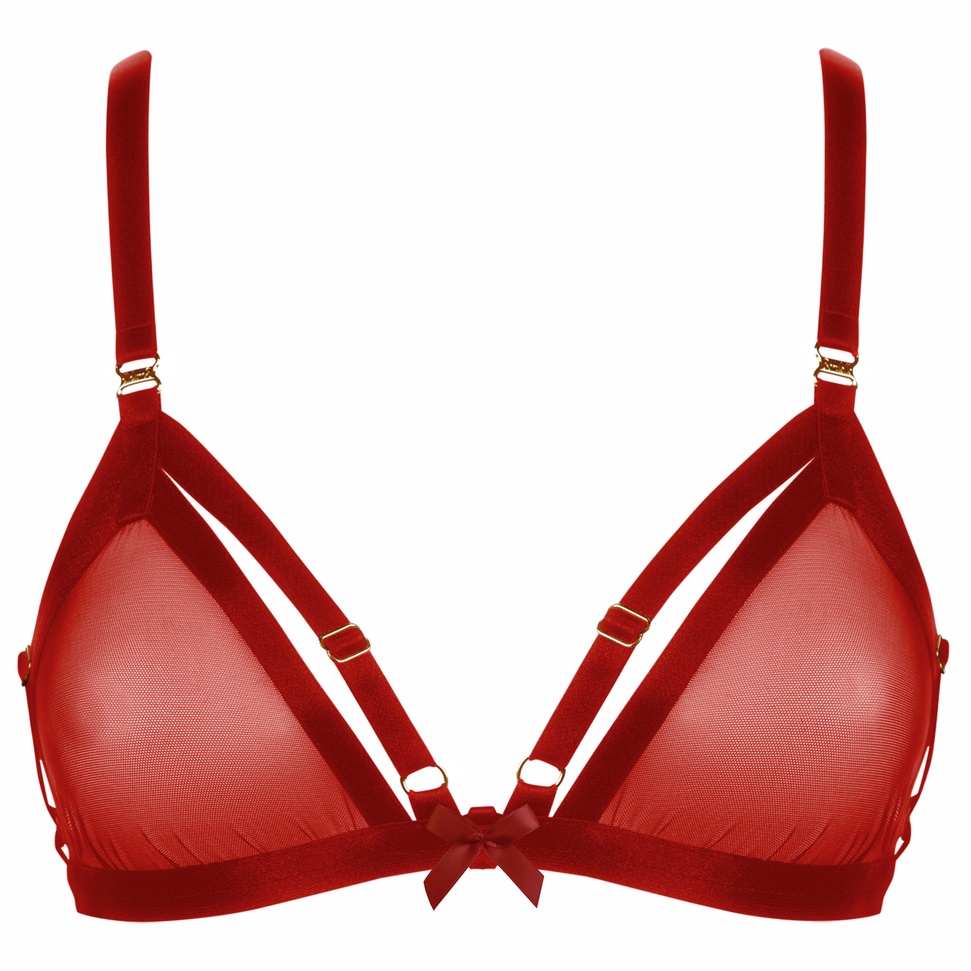 Cabaret soft bra by Bordelle - red - babylikestopony