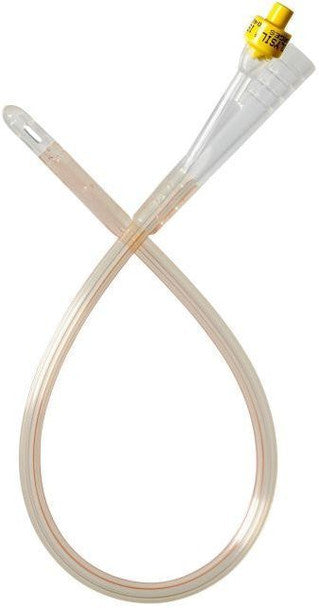 Coloplast Folysil Catheter Female Straight tip 2-Way 10ml Silicone 25cm 2-Eayes- All Sizes