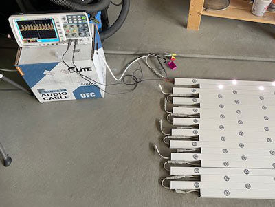 Testing our signal extenders for long distance signal transmission