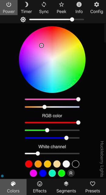 WLED Color Selector Wheel