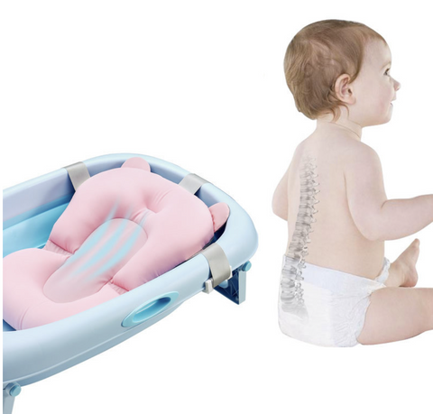 Baby Bath Support Coussin de baignoire pour nouveau-né 0-6-12 mois