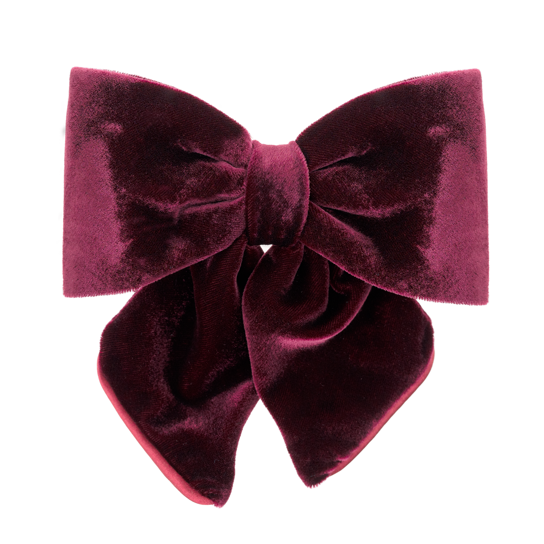 Luxury Dark Red Velvet Bow Tie
