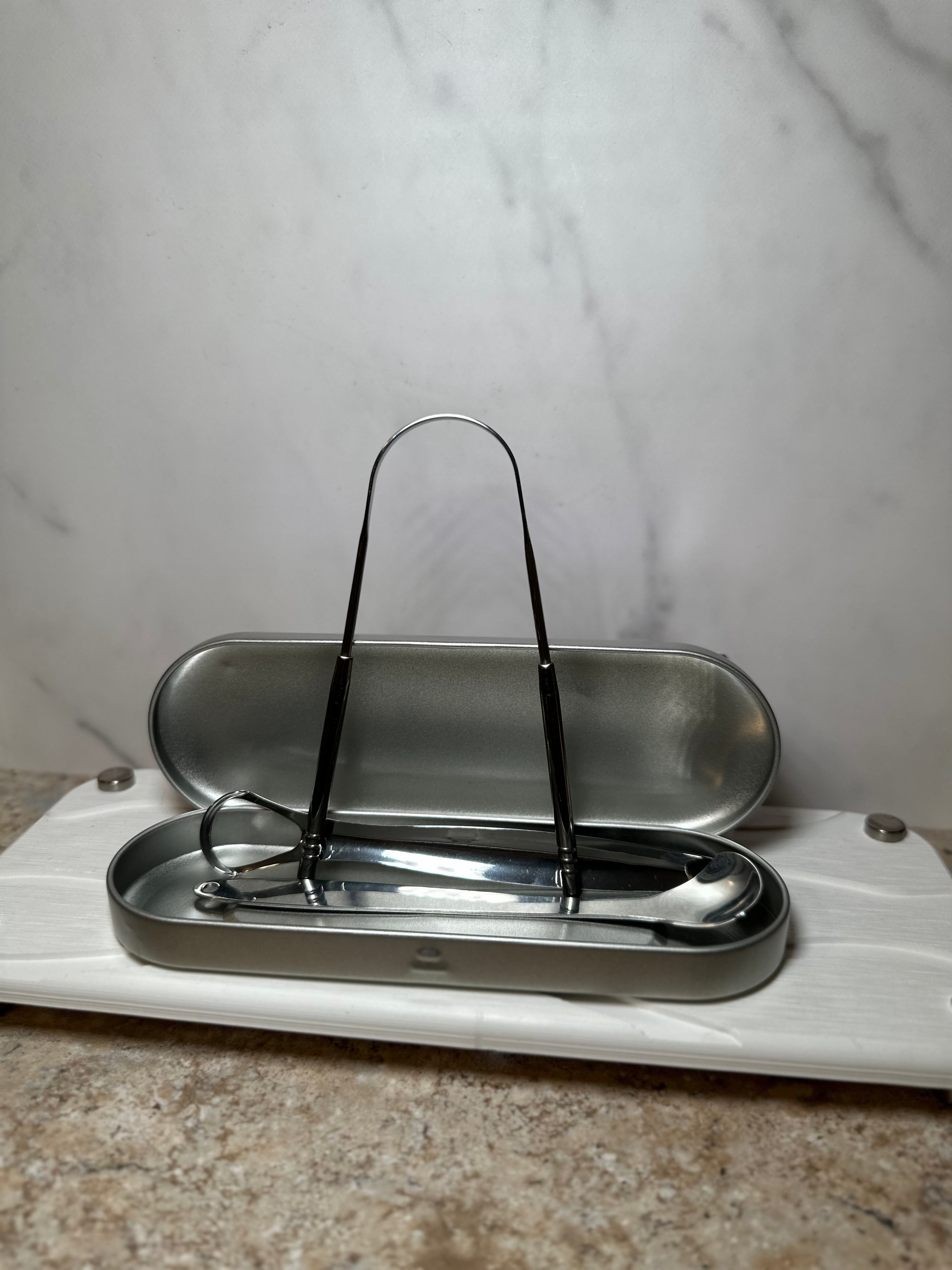 TG Oral Tongue Scraper Stainless Steel Set