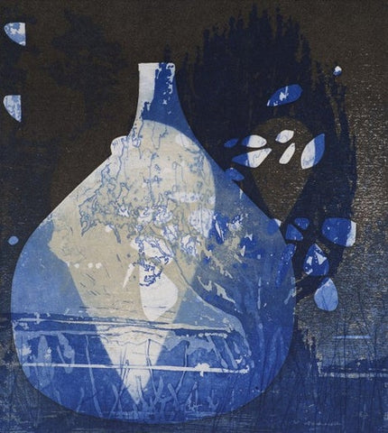 Tear, woodblock print and Etching by Katherine Jones