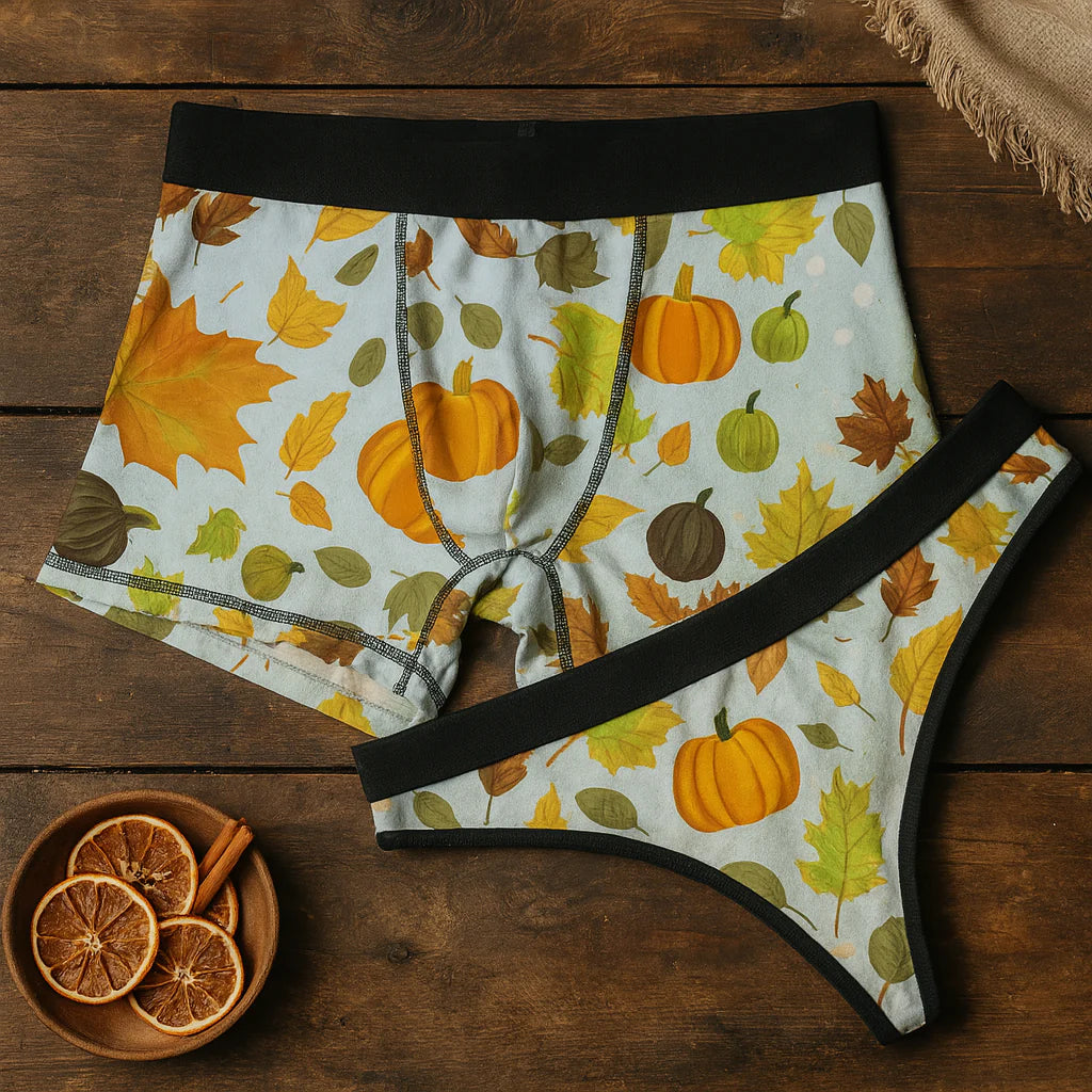 Pumpkin patch green print