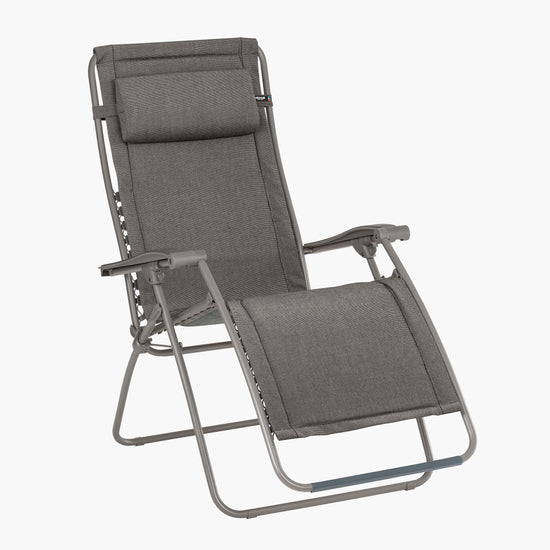 reclining chair rsxa tubing black | LAFUMA MOBILIER air bordeaux clip comfort