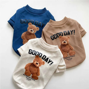 Winter Warm Pet Dog Clothes Cute Bear Dogs Hoodies for Puppy Small Medium Dogs Clothing Sweatshirt Kawaii Clothes  푸들 강아지 옷 - ShopDoggieworks
