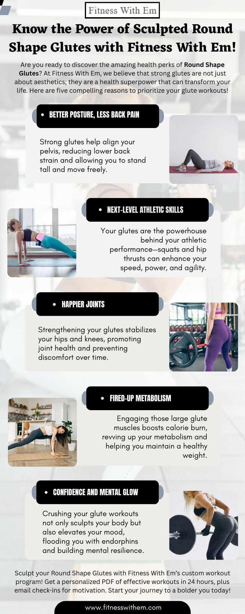 Round Shape Glutes with Fitness With Em