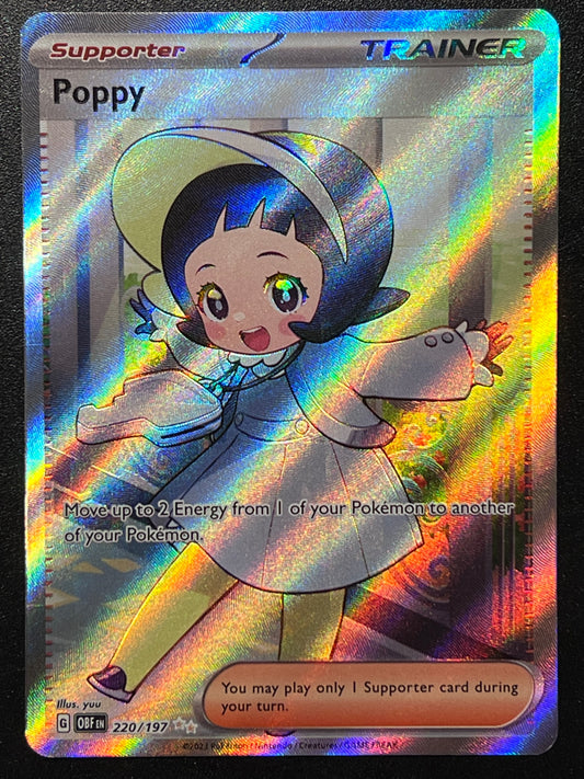  Pokemon - Poppy 220/197 - Obsidian Flames - Ultra Rare