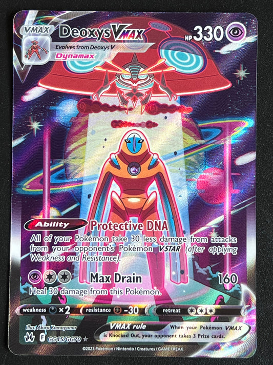 Deoxys Vstar GG46/GG70 Crown Zenith Pokemon Card NEAR MINT