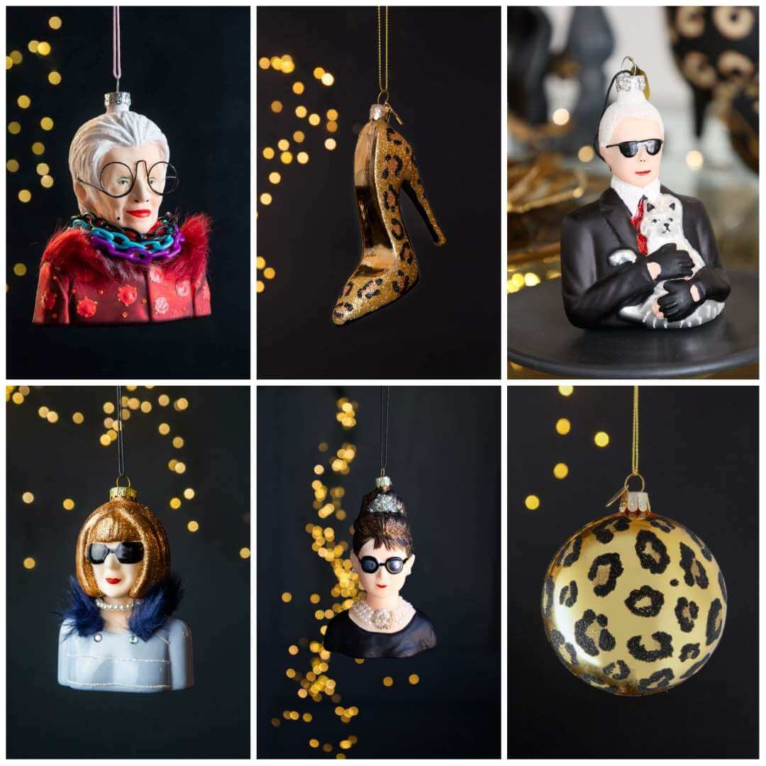Fashion Inspired Christmas Decorations