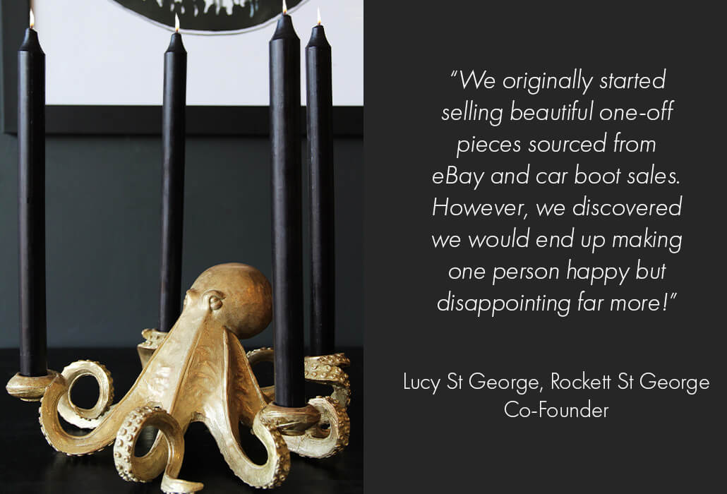 lucy quote octopus candle holder