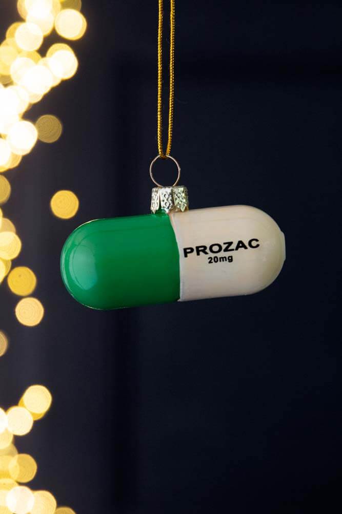 Stress Free Pill Christmas Tree Decoration