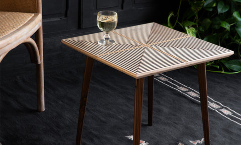 Lifestyle image of the Rockett St George Sustainable Side Table.