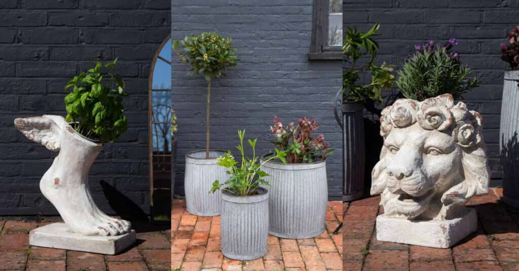 images of garden planters