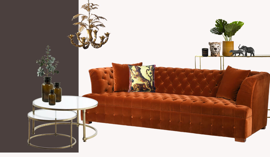 get the look glamorous living space