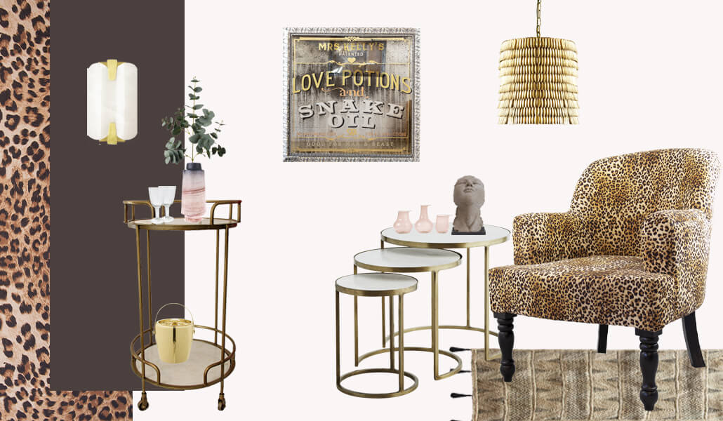 get the look dark drama and gold accessories living space