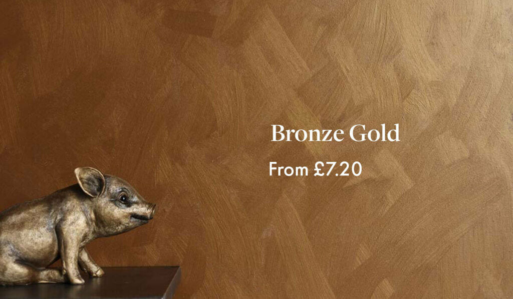 Craig & Rose Artisan Decorative Effect Paint - Bronze Gold £7.20