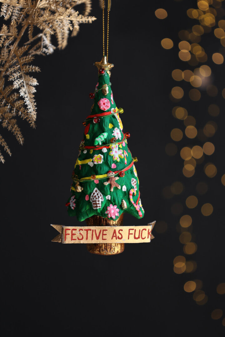 festive as fuck decoration