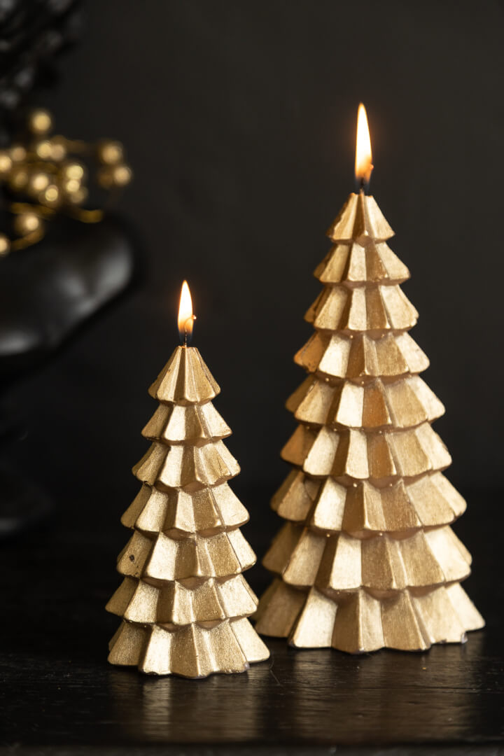 Gold-Christmas-Tree-Candle-Small