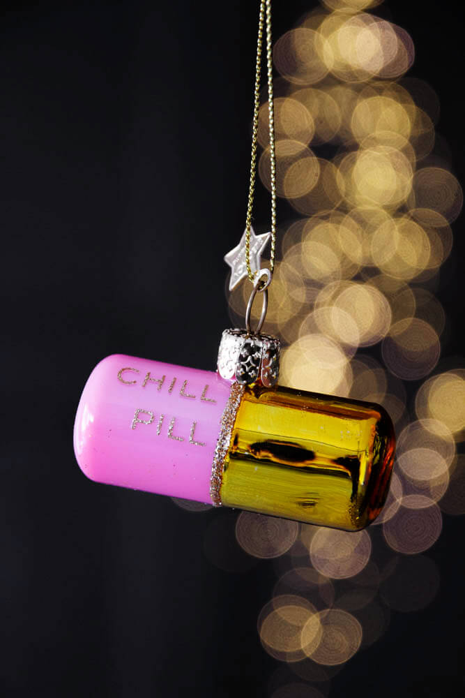 pink chill pill decoration