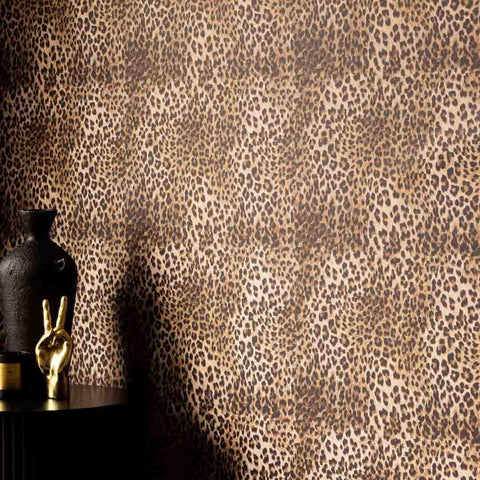 Image of the leopard print wallpaper