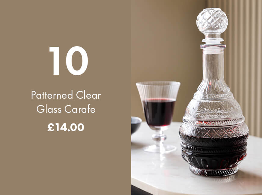 image of glass carafe for wine or water