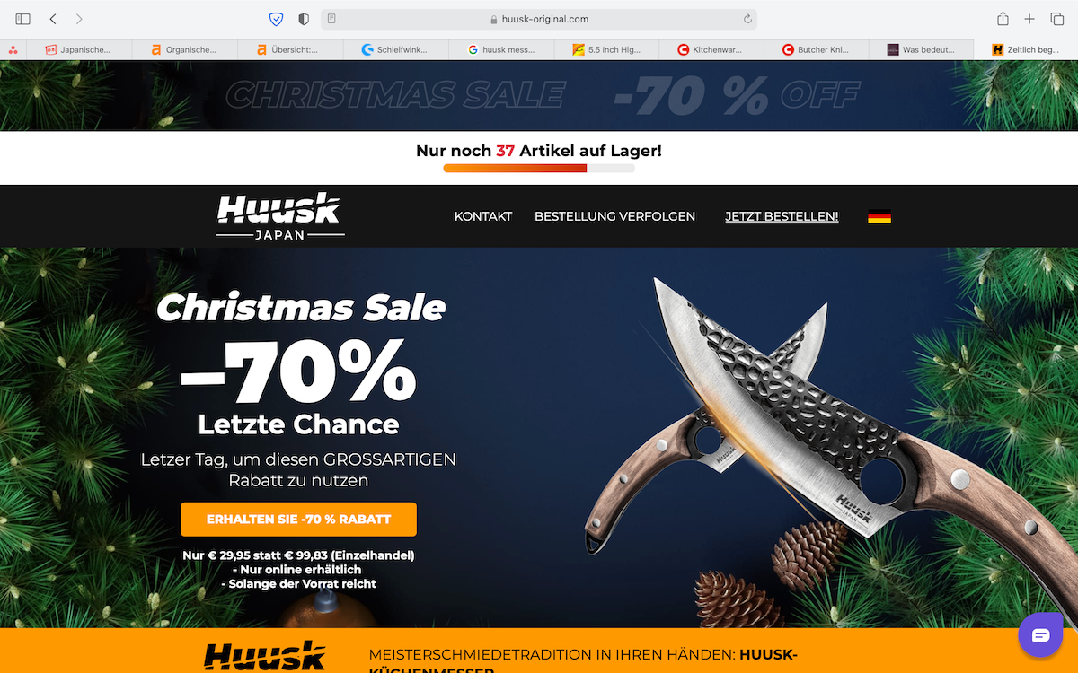 Huusk Messer Sale