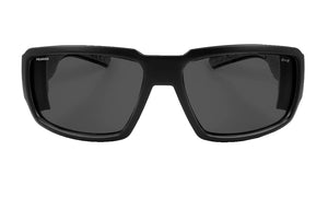 Bomber TR111 Tiger Bomb Eyewear Matte Black w/Smoke Polarized Lens