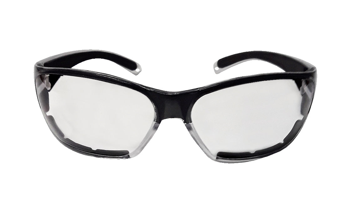 safety glasses with foam lining