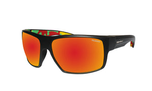 Safety Glasses- Bomber Eyewear - Boogie - Polarized - Red Mirror -  Elevation Climbing