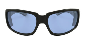 Light Blue Lens Safety Glasses with Black Frames