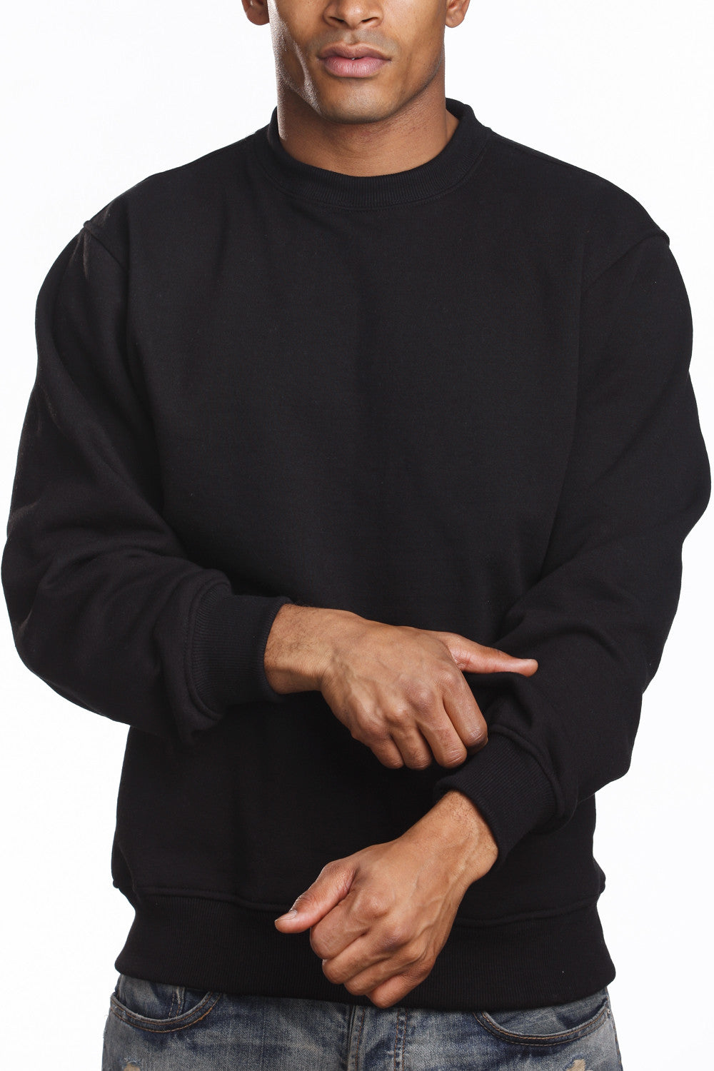 Download Fleece Crew Neck Sweater 2XL - 5XL - Pro 5 Apparel