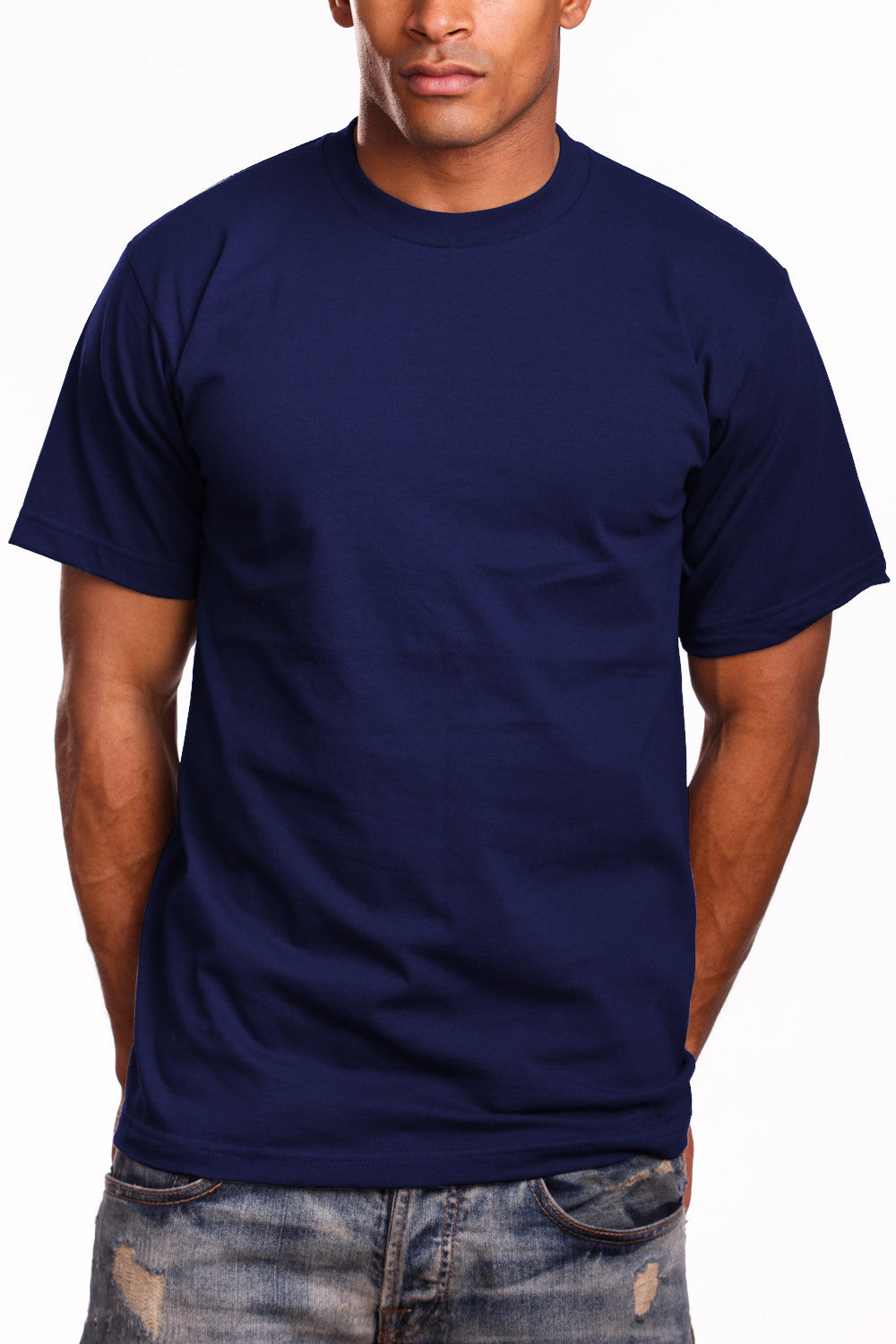 blue raglan shirt