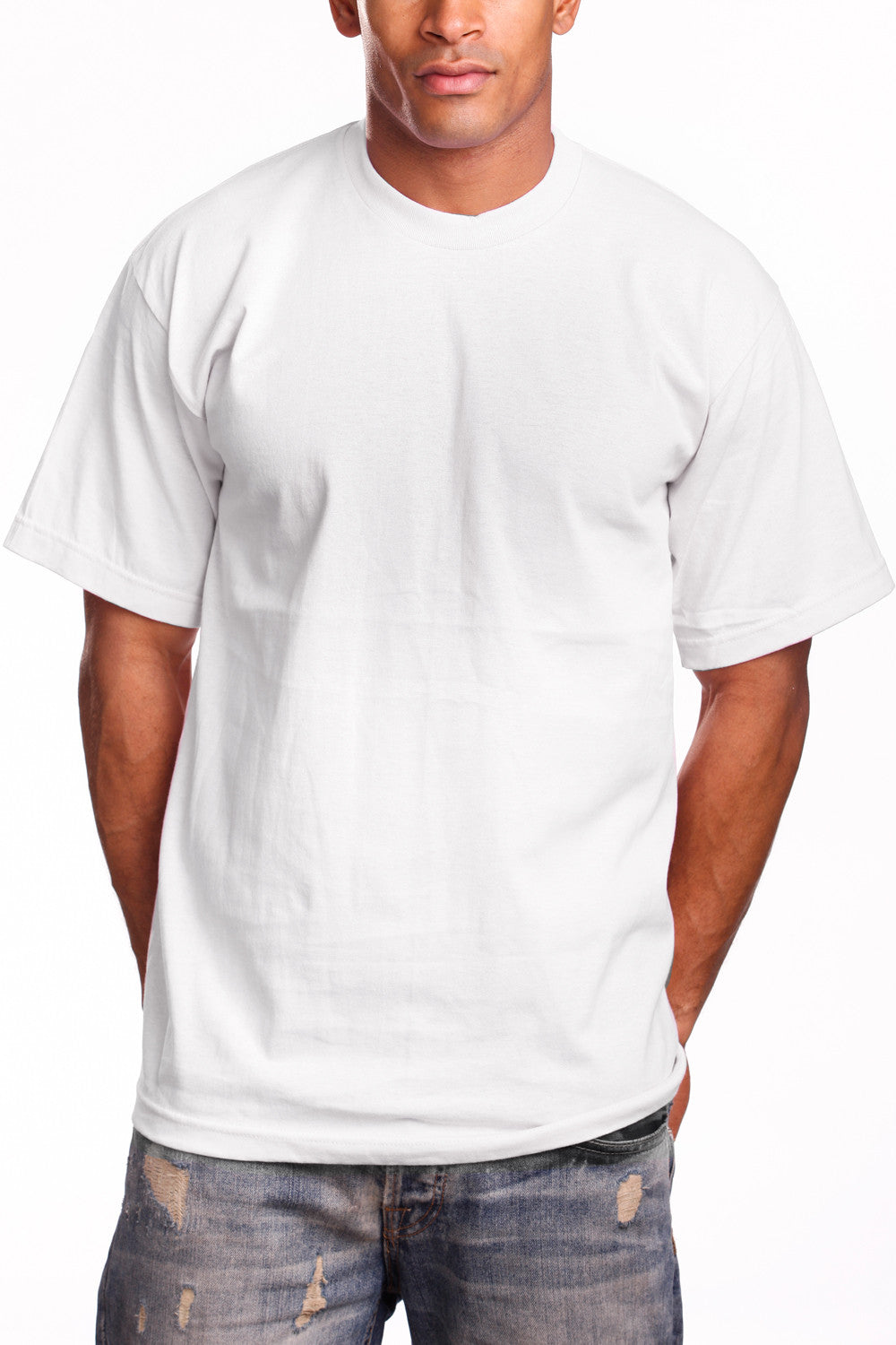 white athletic shirt