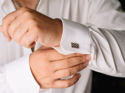 Stainless Steel and Brass Cufflinks