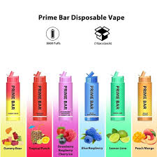 Prime Bar Vape 8000 Flavours: