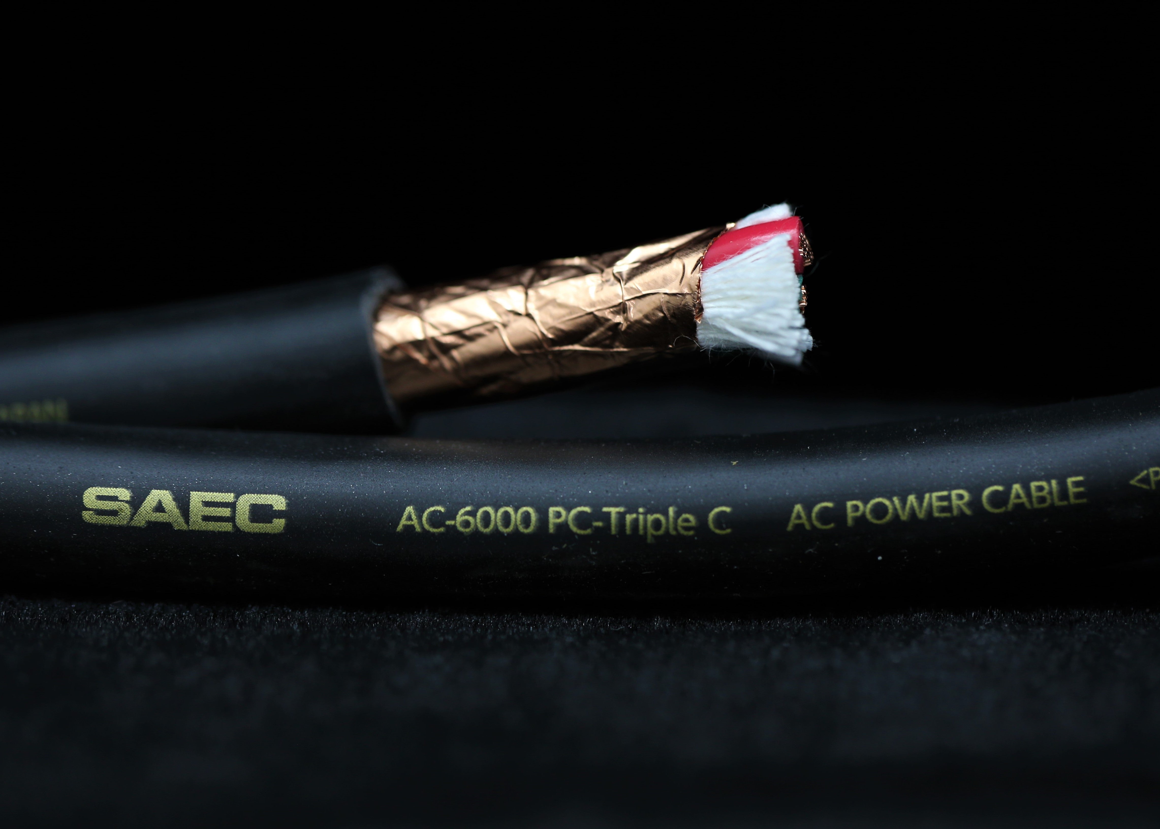 日本初の SAEC AC-7000 PC-triple C 1m aob.adv.br