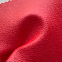 red pleather fabric