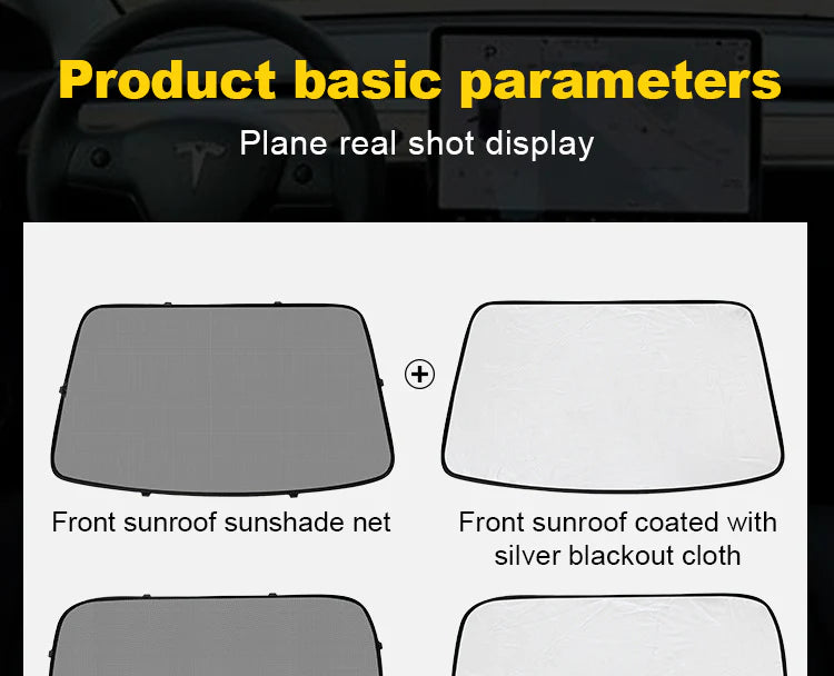 Sunshade for Tesla Model 3