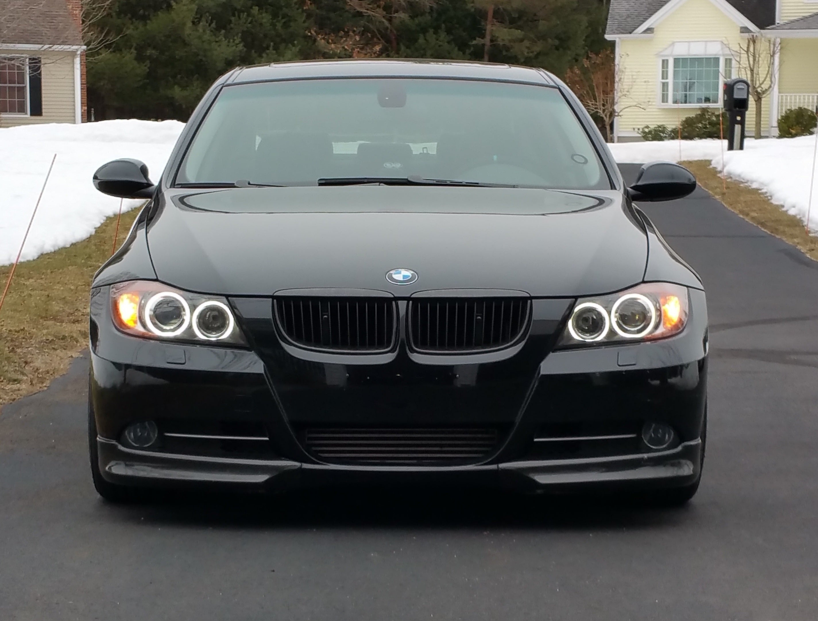 bmw e90 angel eye headlights