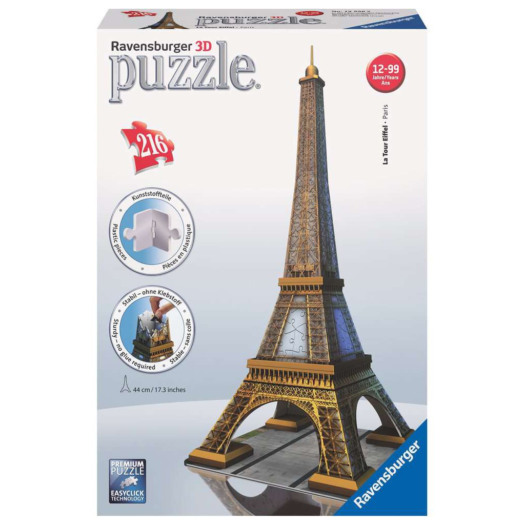 Eiffel Tower 216 Piece | 3D Puzzles