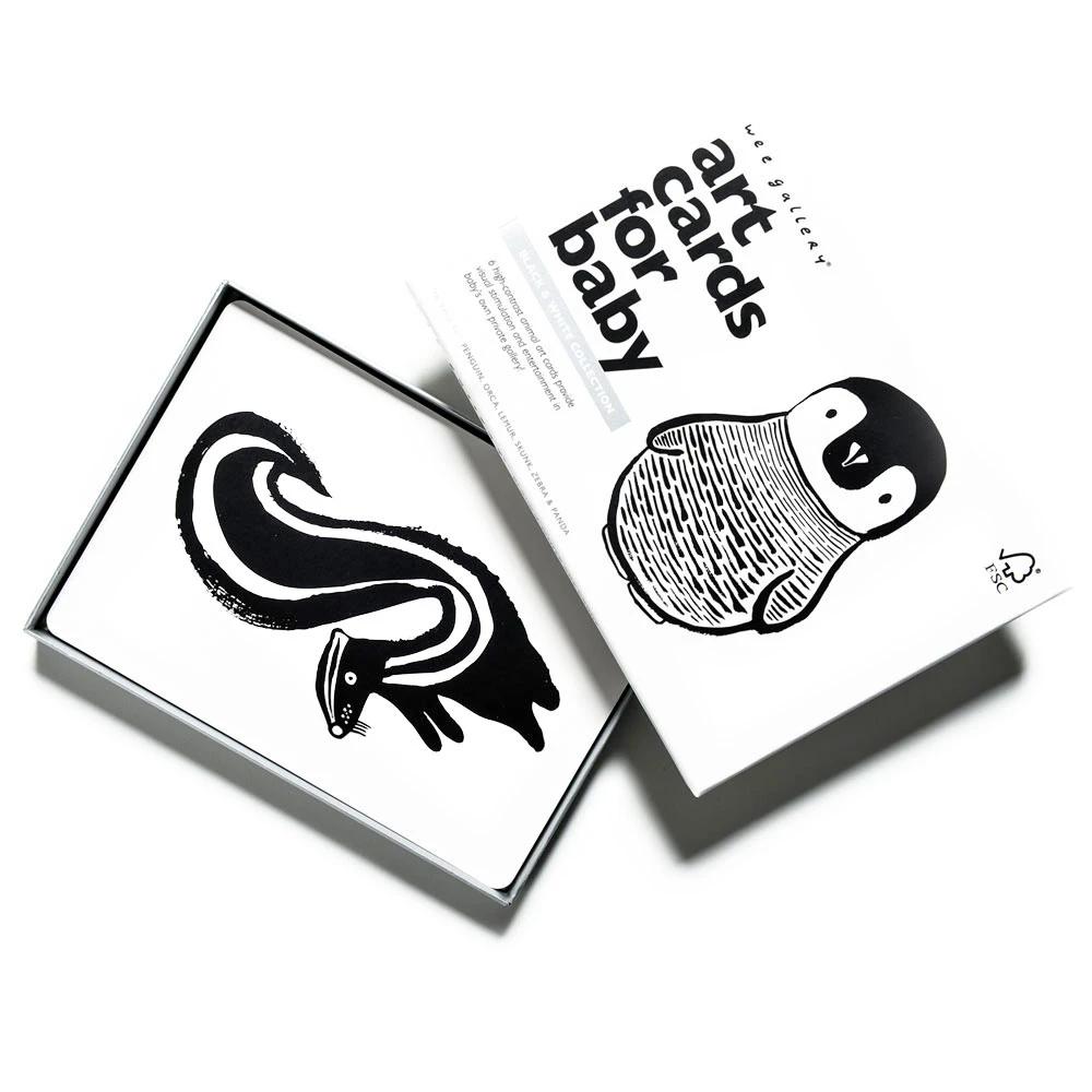 Wee Gallery Art Cards for Baby - Black and White Collection | Baby