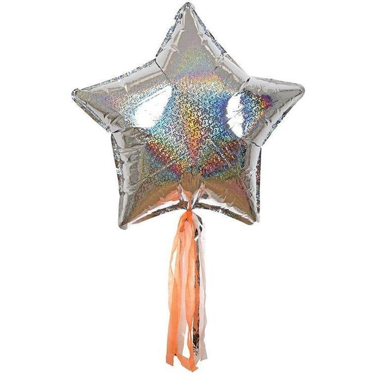 Meri Meri Silver Sparkly Star Balloon Kit | Balloons